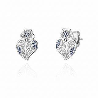 Pendientes Corazón Esmaltado