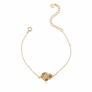 Pulseira Coração Esmaltado