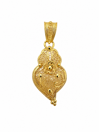 Medalha Coração Viana ouro 19.2KL